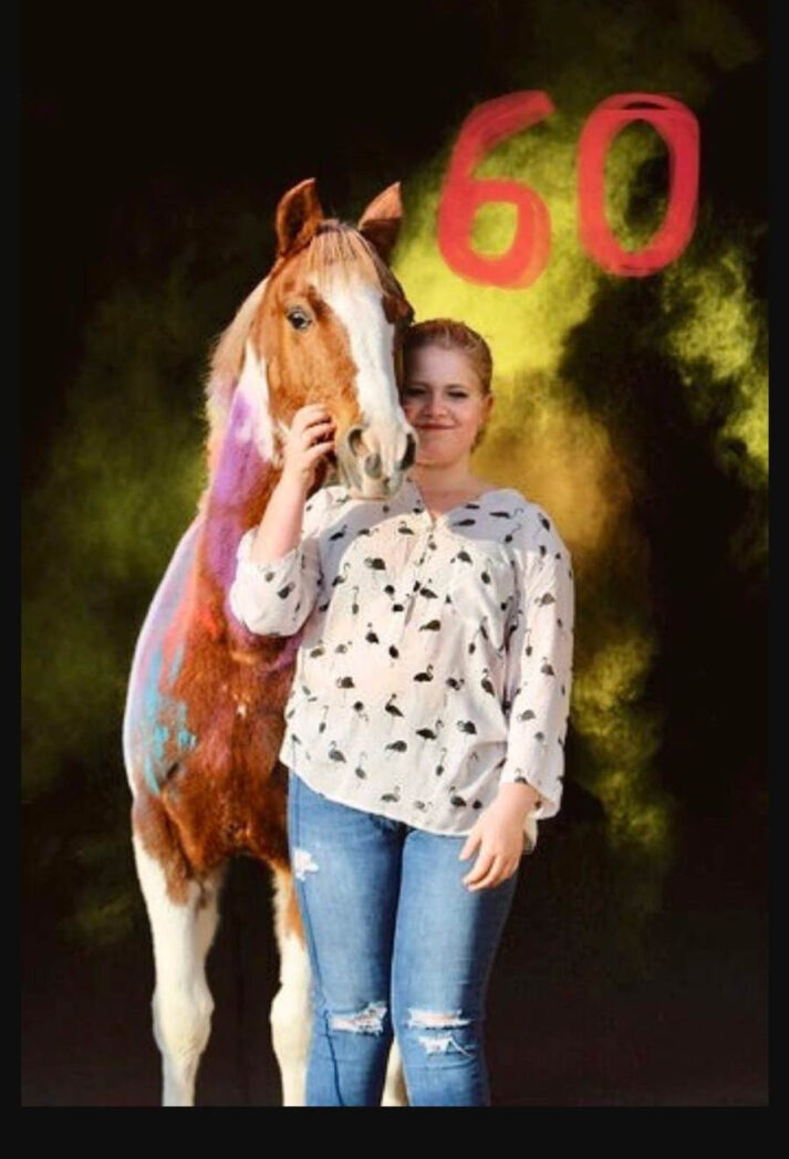 Winnares van de maand maart is Sharona van der Heiden met Doylan Bee Fair